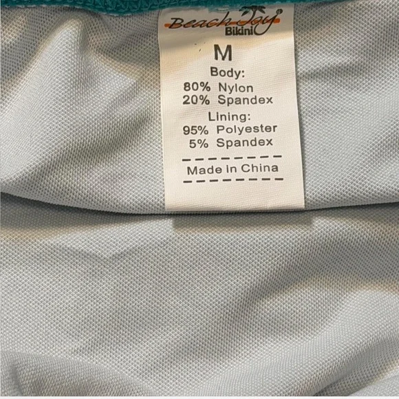 Teal Rhinestone Bikini - Picture 10 of 12